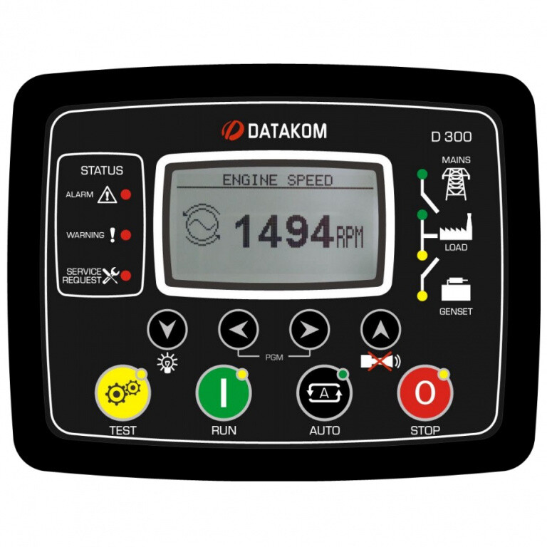 DATAKOM D-300-MK3 Multifunctional Generator Controller with MPU, J1939