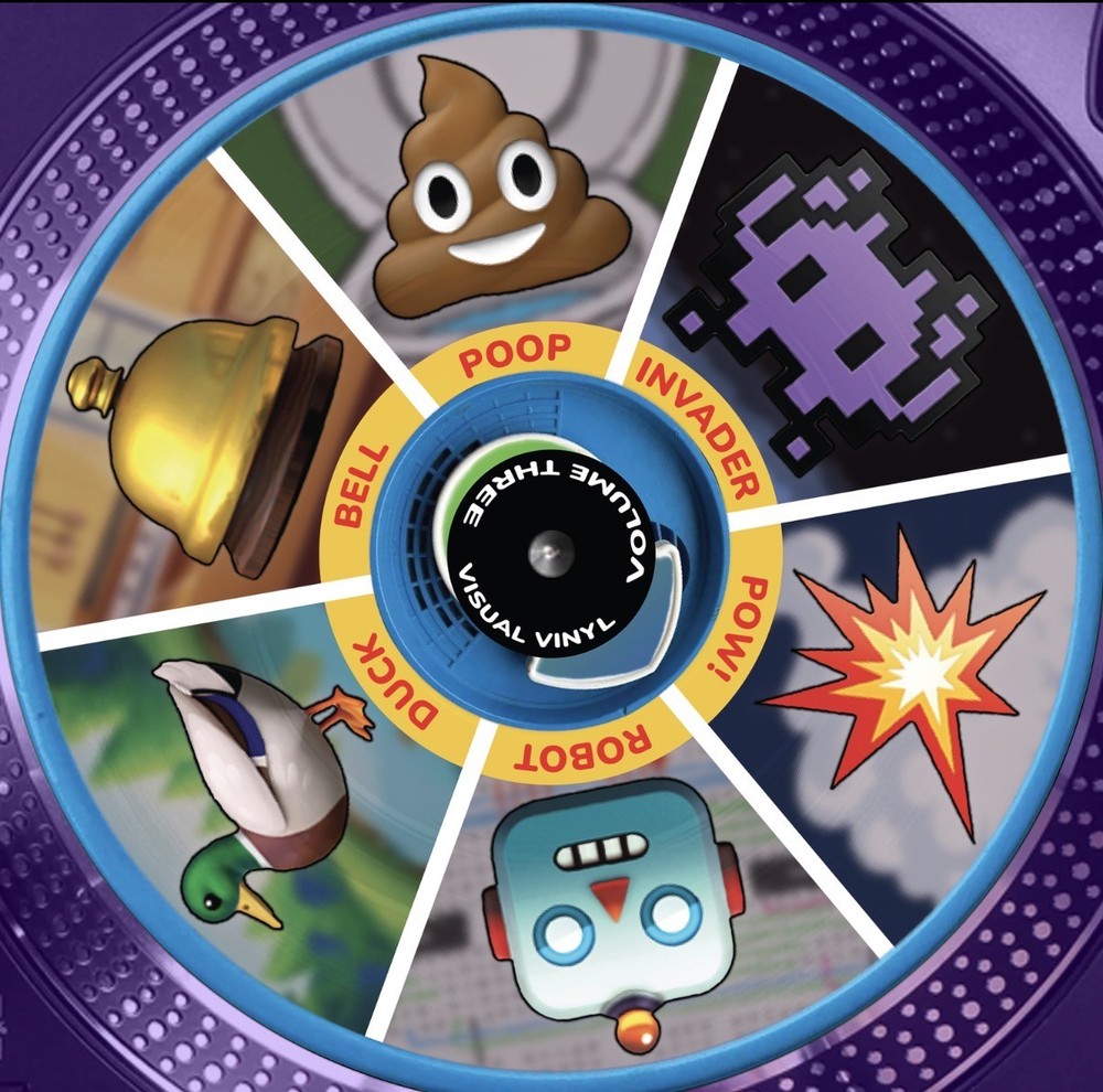 Visual Vinyl Vol. 3:  7" Emoji Scratch Record