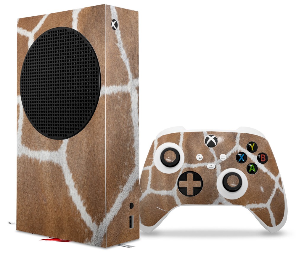 Skin Wrap for XBOX Series S Console Controller Giraffe 02