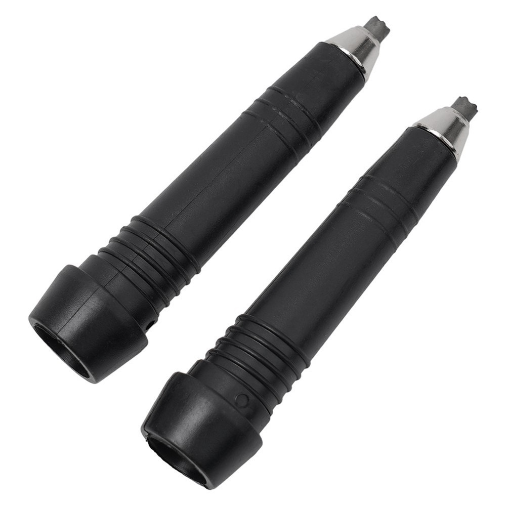 Trekking Pole Tips Weight 2pcs Compact Foldable Hard Plastic Pole Tips