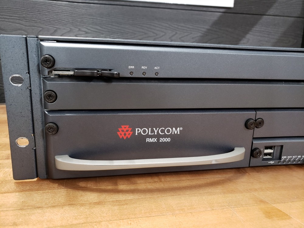 Polycom RMX 2000 RealPresence Collaboration Server w/RTM-IP, CNTL, MPMx-S Tested