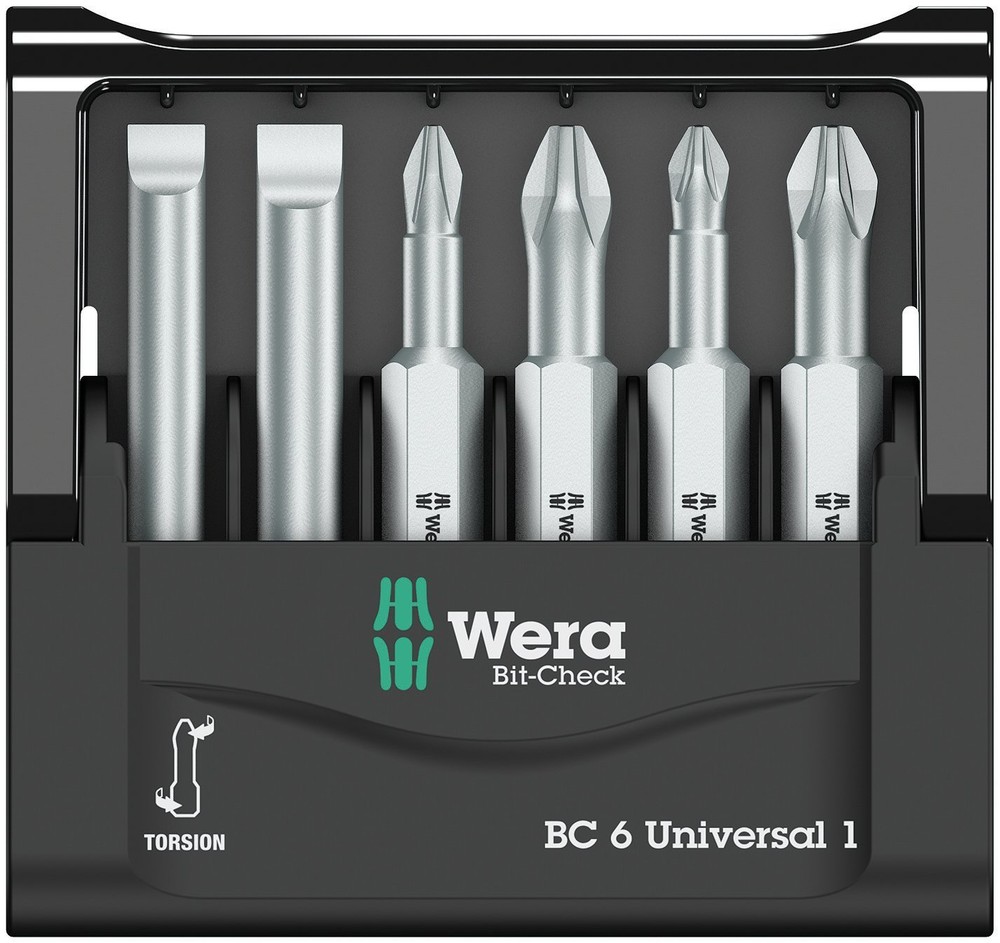 Wera 05073635001 Assorted Bit Set, 6 Piece