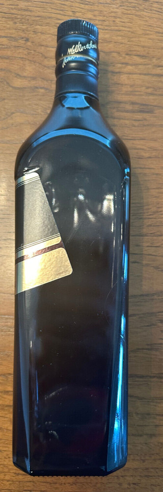 Johnnie Walker Double Black opaque bottle w cap