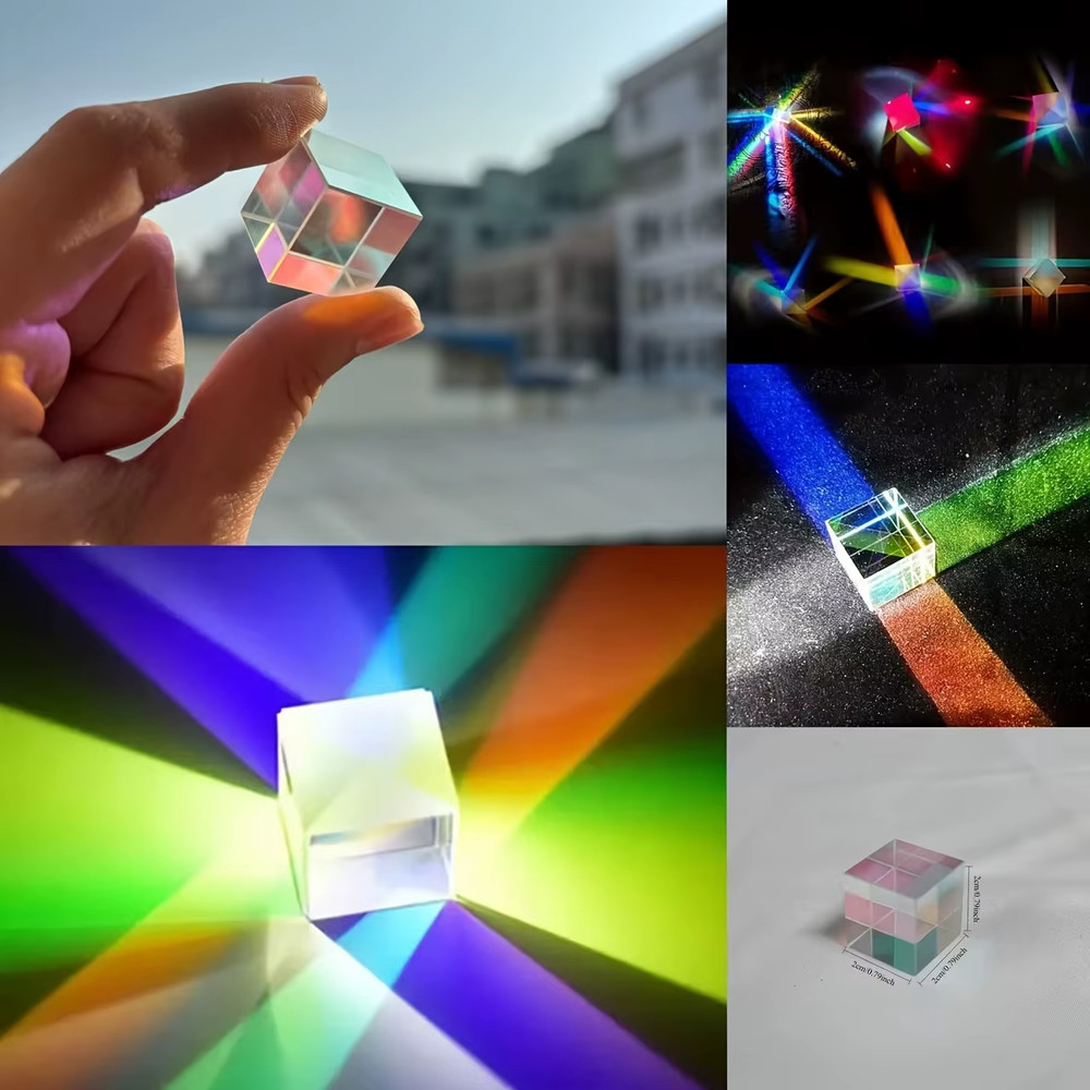 Beam Combine Cube Prism Mirror For Diode Module Toy Physics Teaching