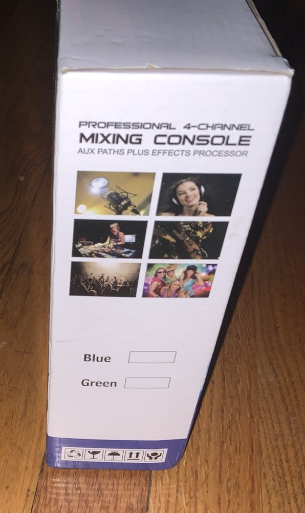 Professional Audio Mixer Sound Board Console System Interface 4 Channel Digital