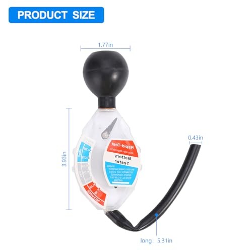 Car Rapid Battery Hydrometer Tester - Deep Cycle Vehicle Battery Hydrometer