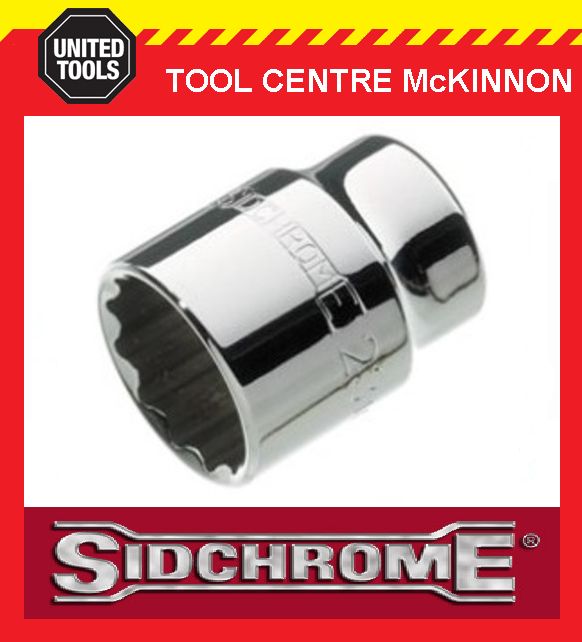 SIDCHROME SCMT14431 1/2” DRIVE 12pt 3/4" TORQUEPLUS STANDARD SOCKET