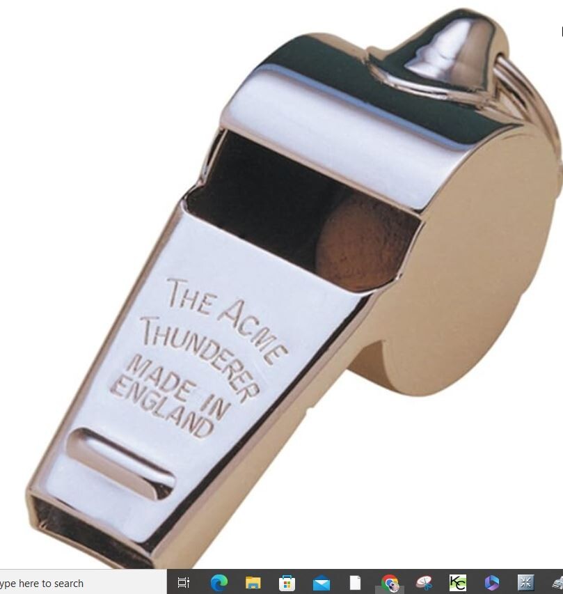 Acme 59.5 Thunderer Whistle, Large