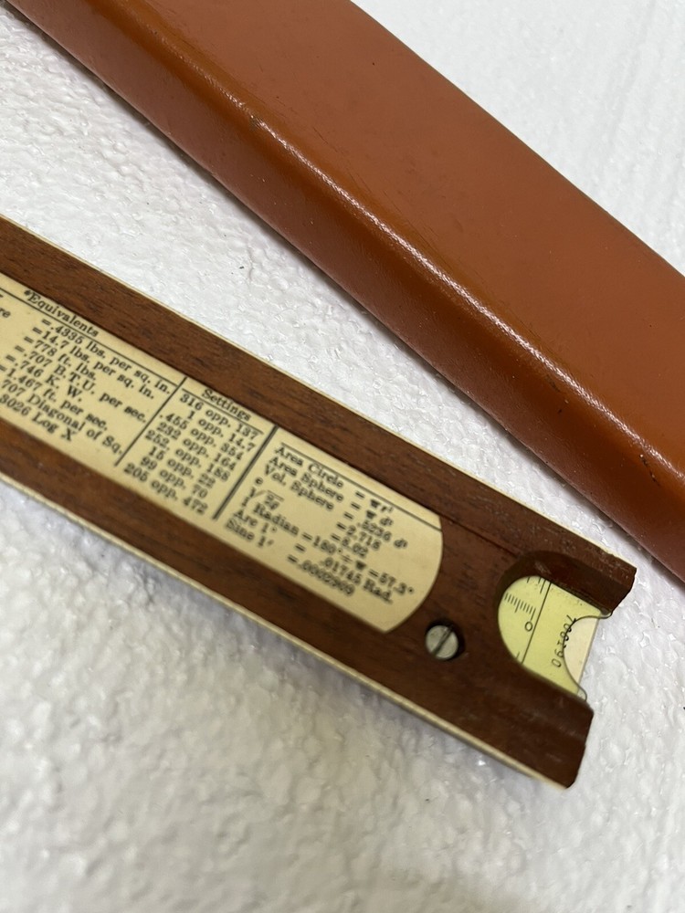 K & E708190 slide rule, ruler with case Hard To Find