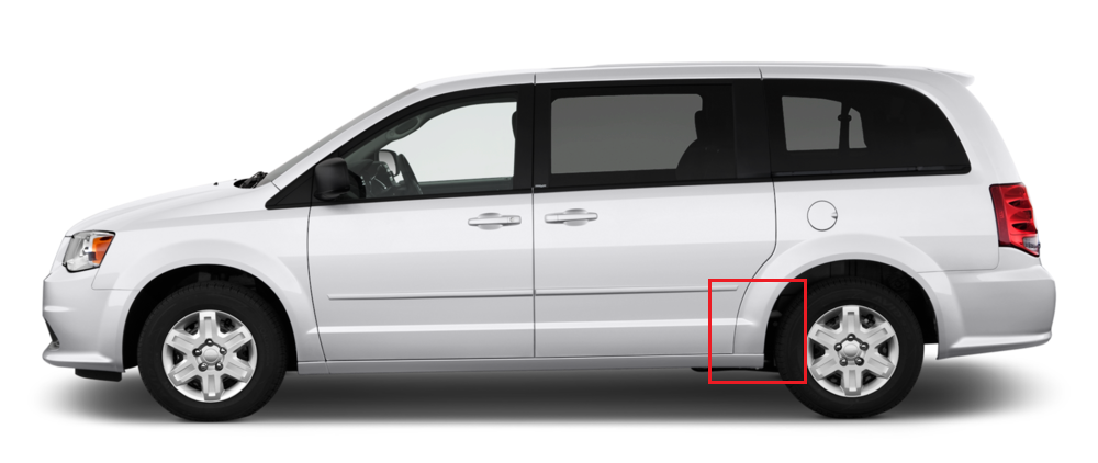 2008-2014 Dodge Chrysler Caravan Outer Dogleg Repair Panel SET