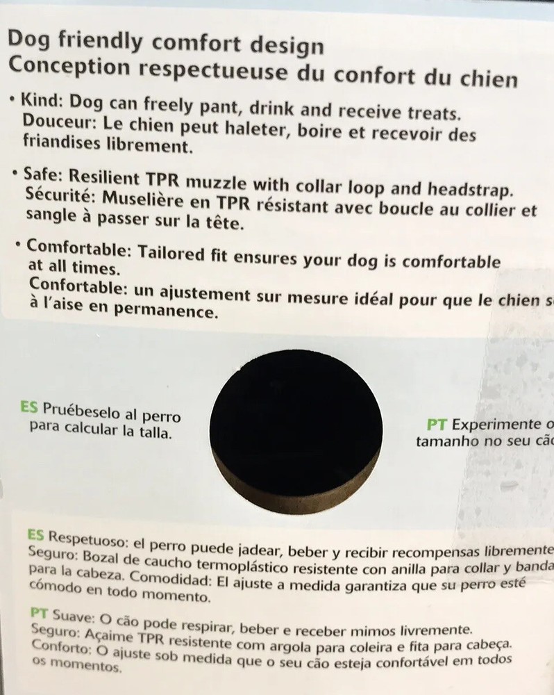 Baskerville Ultra Muzzle Dog Comfortable Plastic Mesh Basket Black Size 3