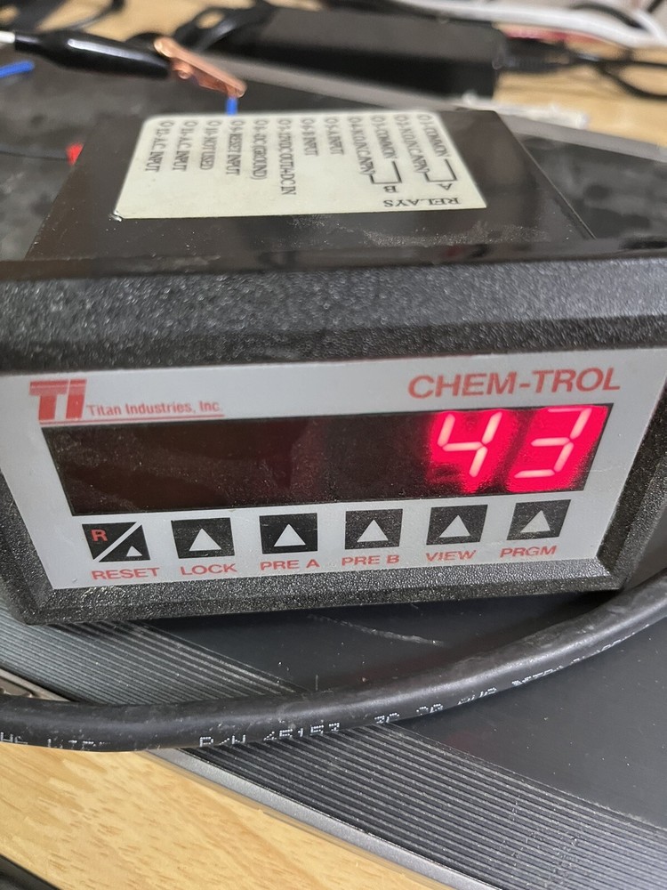 TITAN CHEM-TECH PANEL MOUNT COUNTER 120V MRTA32 MS247