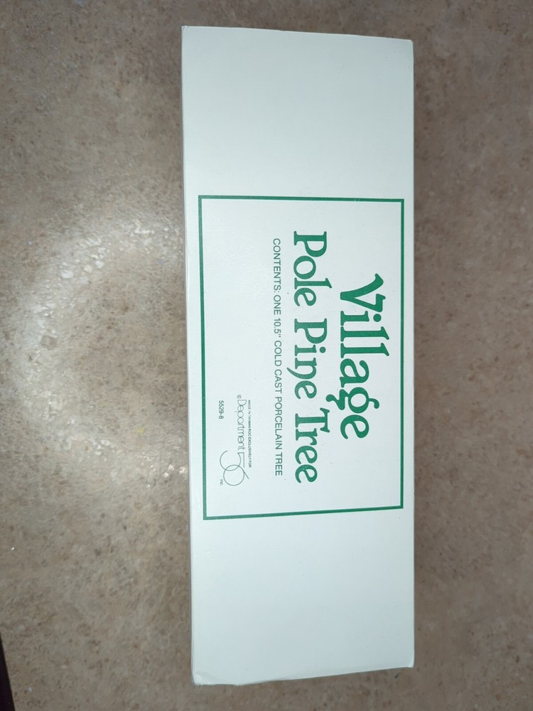 DEPT 56 POLE PINE 10.5" TREE VILLAGE ACCESSORY-5529-8