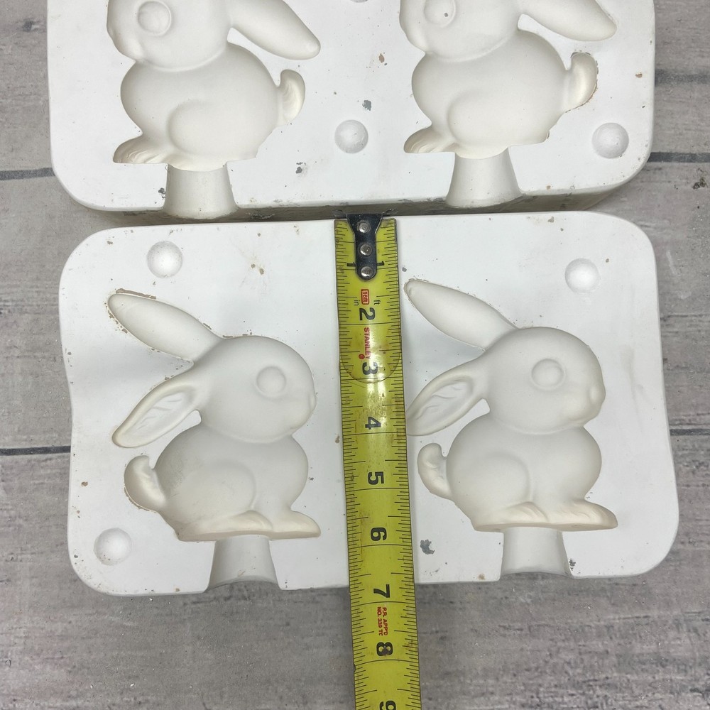 Macky’s Hobby Molds Ceramic Casting Mold 2 Rabbits #211