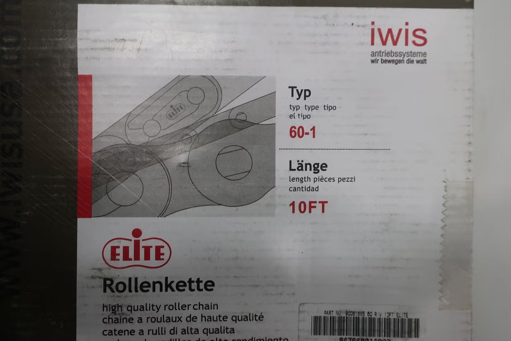Iwis 60-1 Roller Chain 10ft