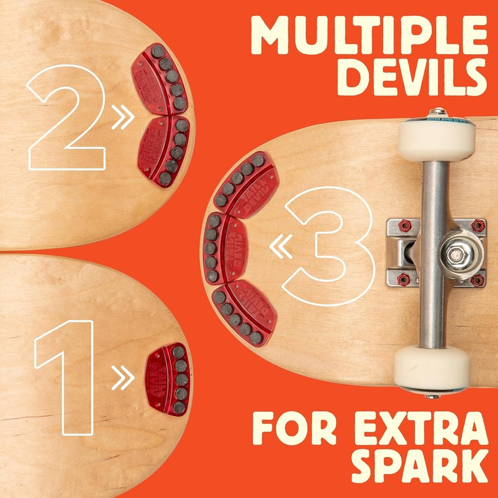 Skateboard Spark Plate Tail Devil Attachment