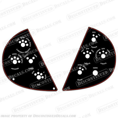 Fits Stratos Dashboard Decals - 295 Pro Elite DC (Partial Kit)