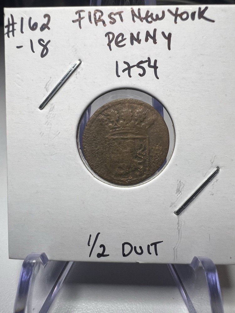 Dutch East Indies Half Duit Year 1754