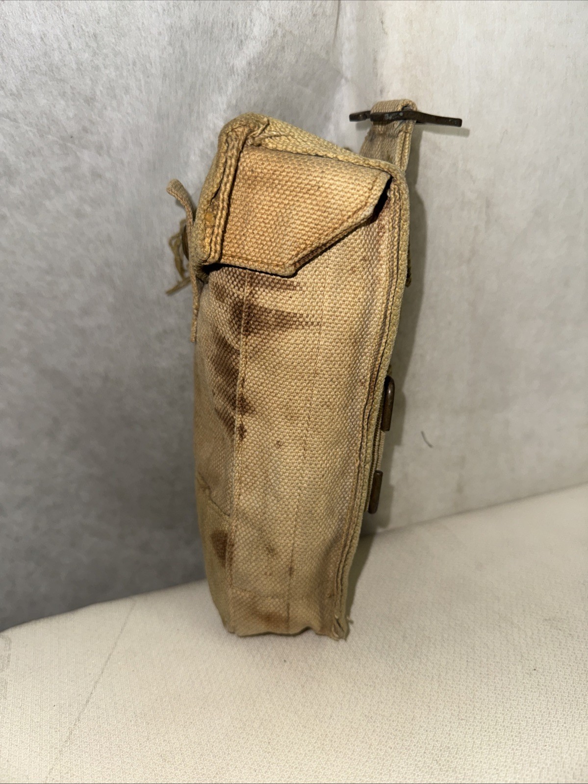 Original WW2 British Army 37 stamps Webbing MT Pouch ORIGINAL 1940’s