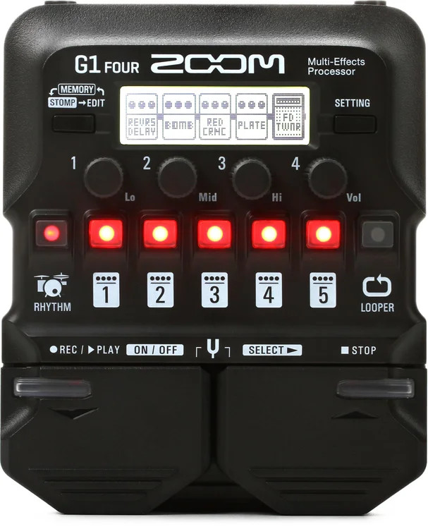 Zoom G1 FOUR Multi-effects Processor