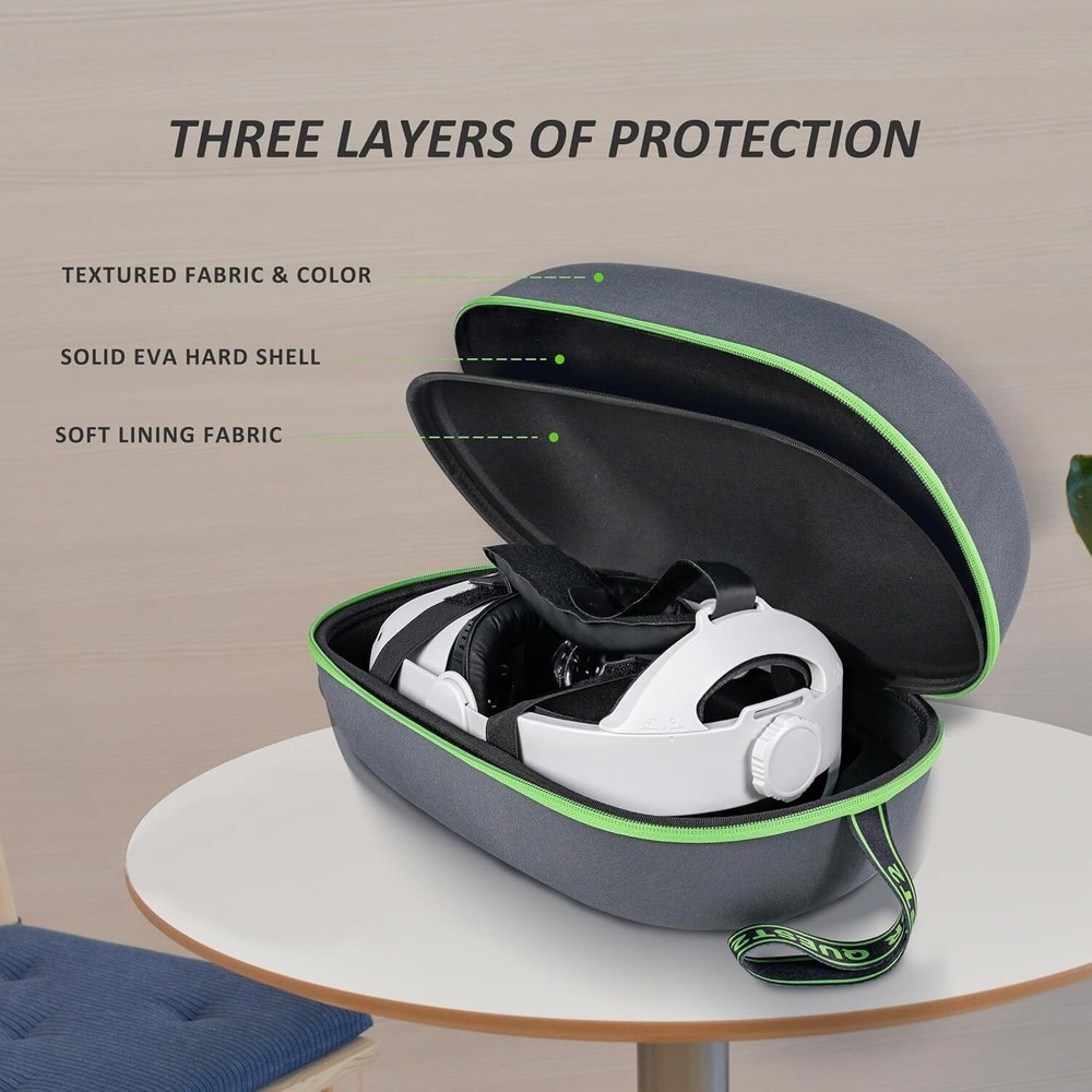 Hard Carrying Case for Oculus Quest 2 All-in-one VR Gaming Headset Controllers