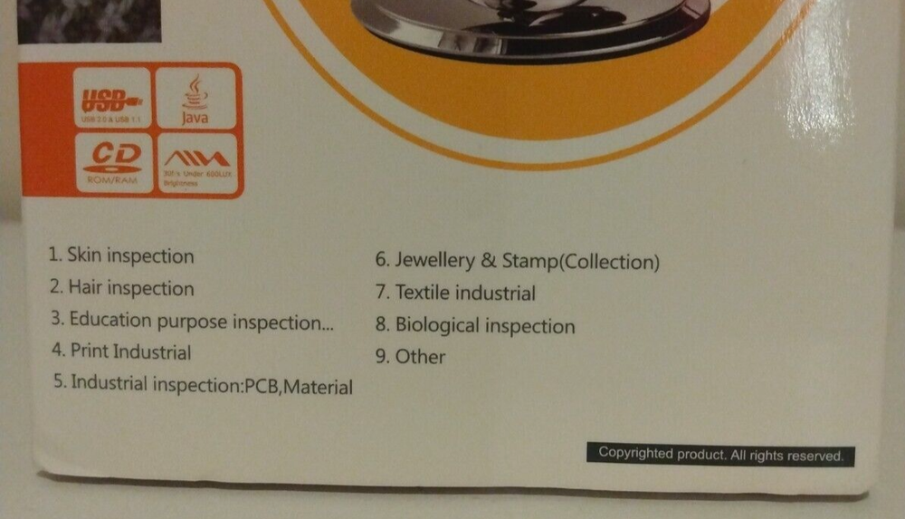 Black Digital 1000 X Microscope