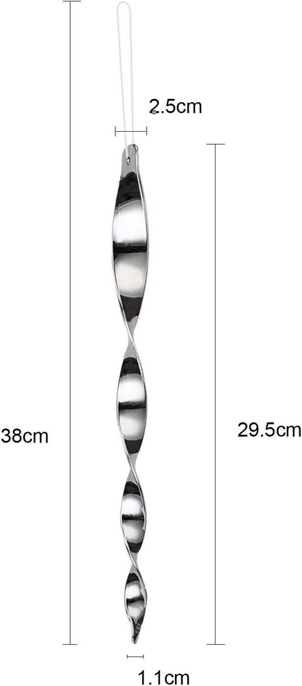 Silver Reflective Rods for Bird Control