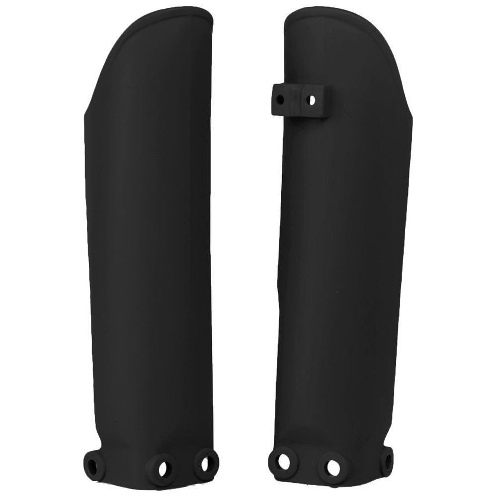 Acerbis Lower Fork Cover Set - Black - Plastic
