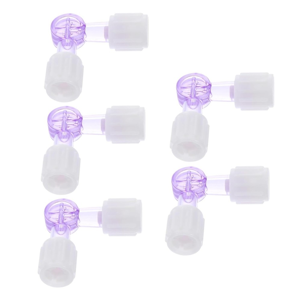 10 PCS 2-Way Stopcock Luer Lock Connection Adapter