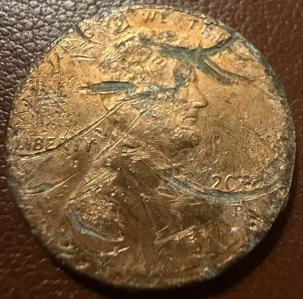 20?? P Lincoln Shield Penny With Errors (#394)