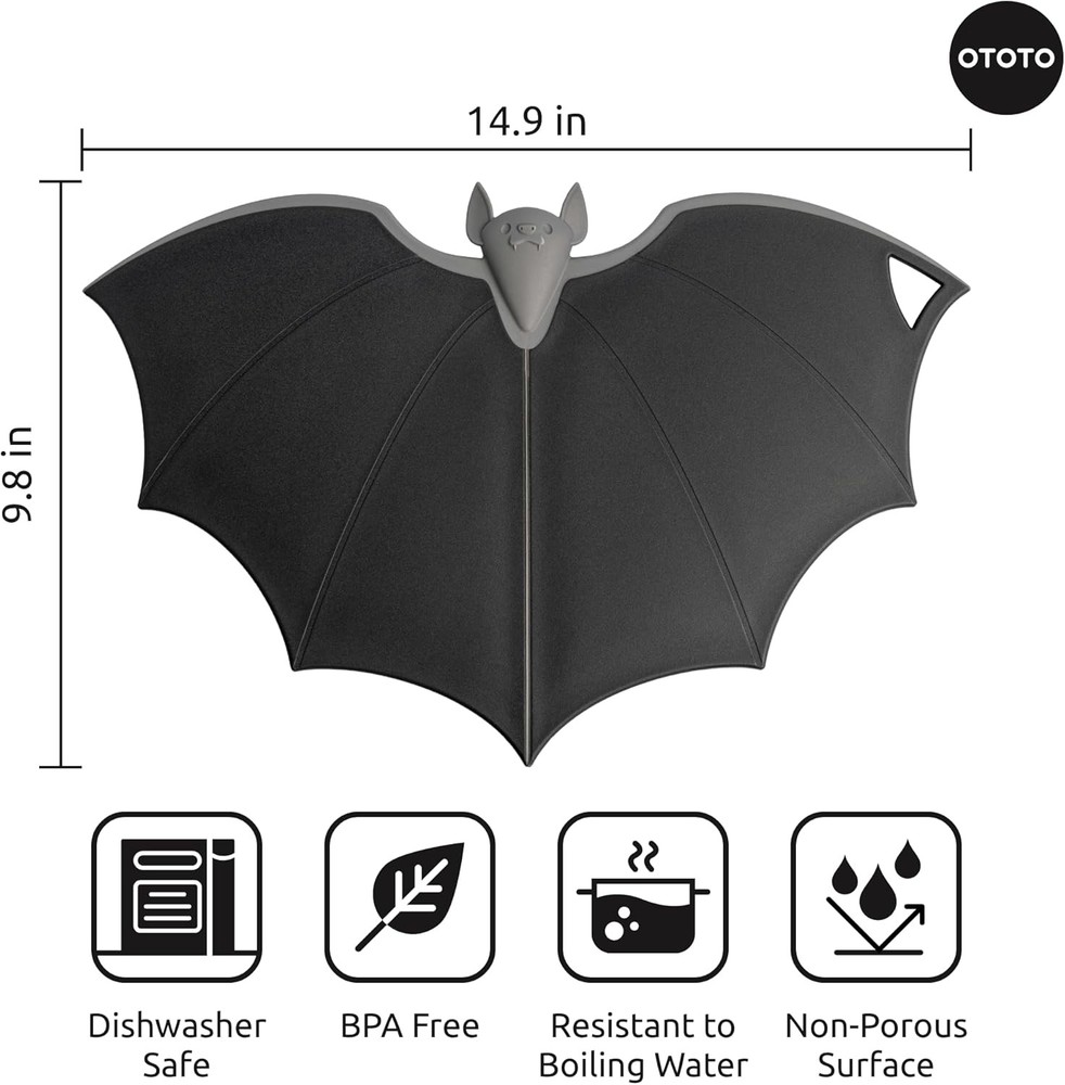 OTOTO Bat Shape Cutting Board Plastic