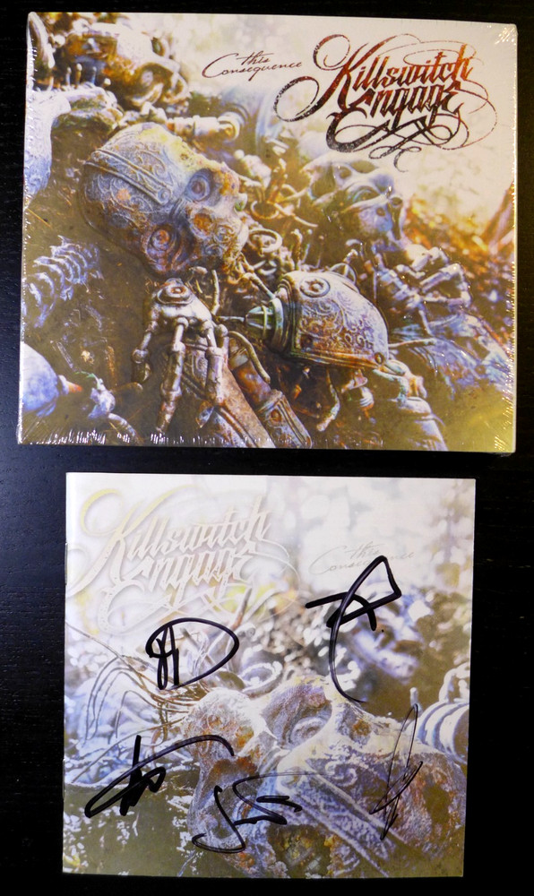 KILLSWITCH ENGAGE - AUTOGRAPHED "THIS CONSEQUENCE" SIGNED BOOKLET NEW CD 2025