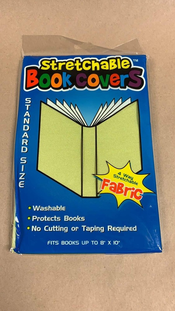 Assorted Colors Stretchable Fabric Book Cover