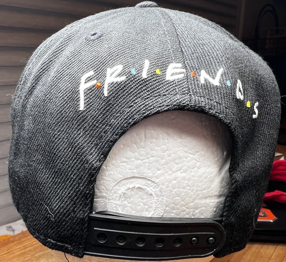 Friends Black Snapback Hat Baseball Cap Picture Logo Patch