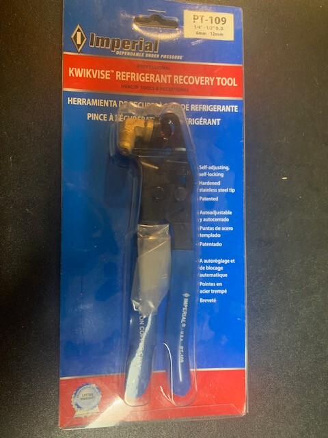 Imperial Tools PT109 Kwik-Vise Refrigerant Recovery Tool