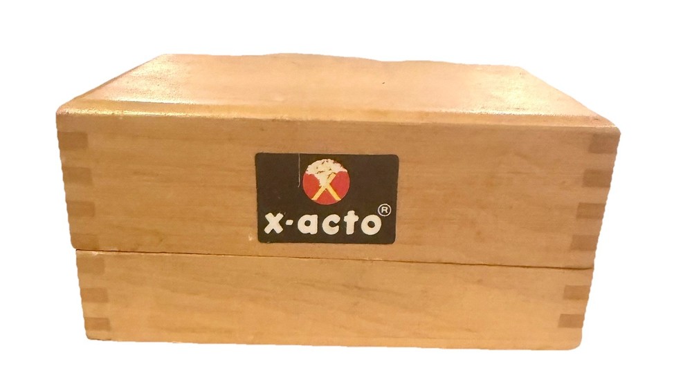 Vintage X-ACTO Wood Carving Tool Set w/ Case – Gouges & Blades Hobby Craft
