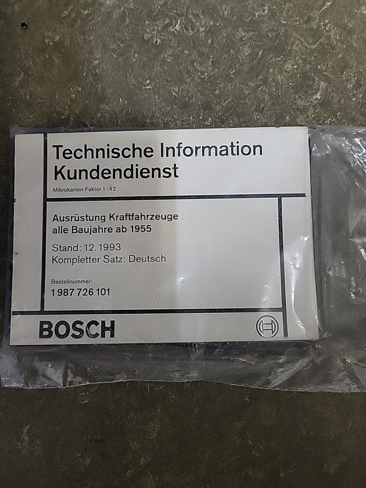Bosch Micro Card Set 1 987 726 101