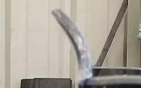 FLARED Boat windshield 15", 1/4" plexiglass, center console