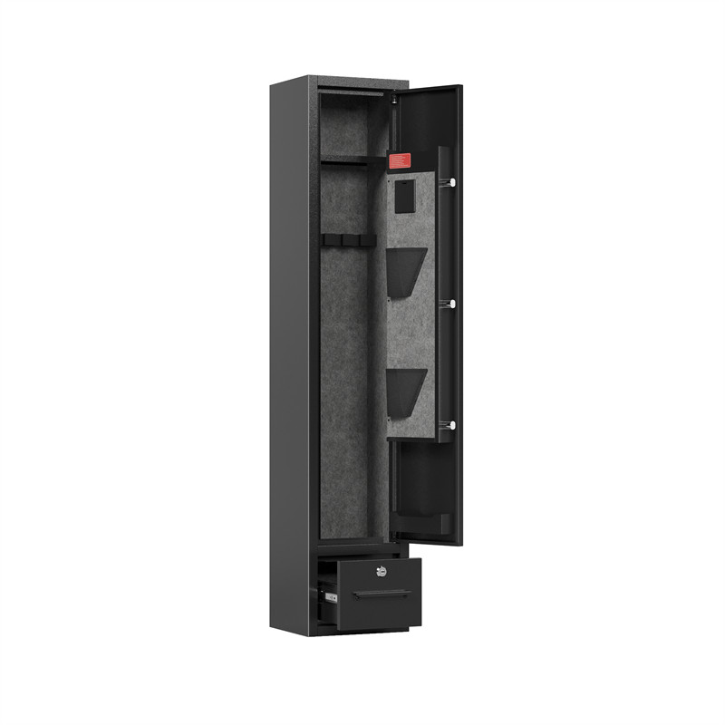 4 - Gun Capacity Rifle Safe Digital Lock for Quick Access Removable Shelf