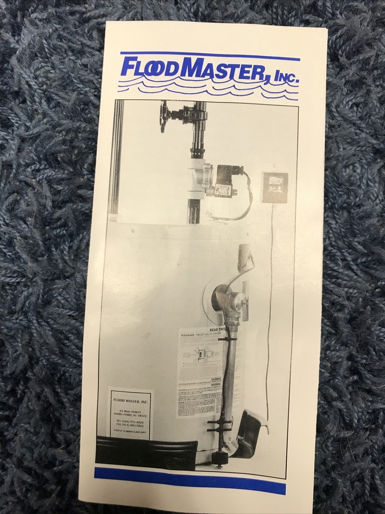 Flood Master Water Shutoff Valve