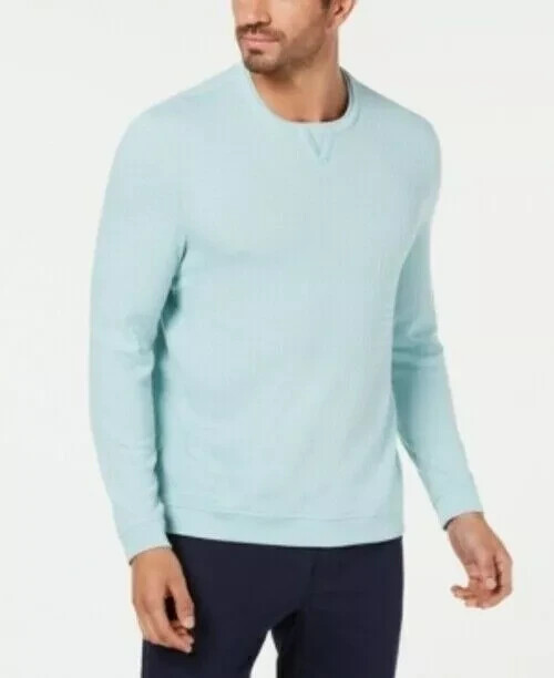 TASSO ELBA MEN'S JACQUARD GEOMETRIC PULLOVER