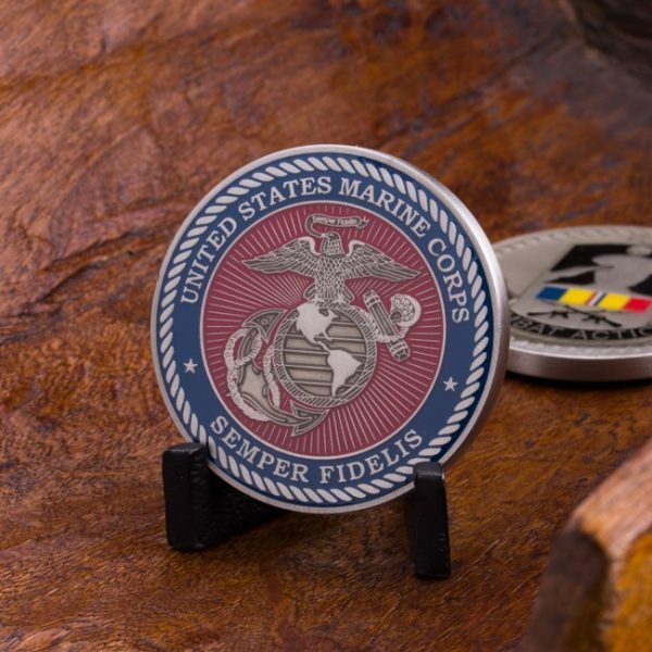 Marine Corps Combat Action Coin