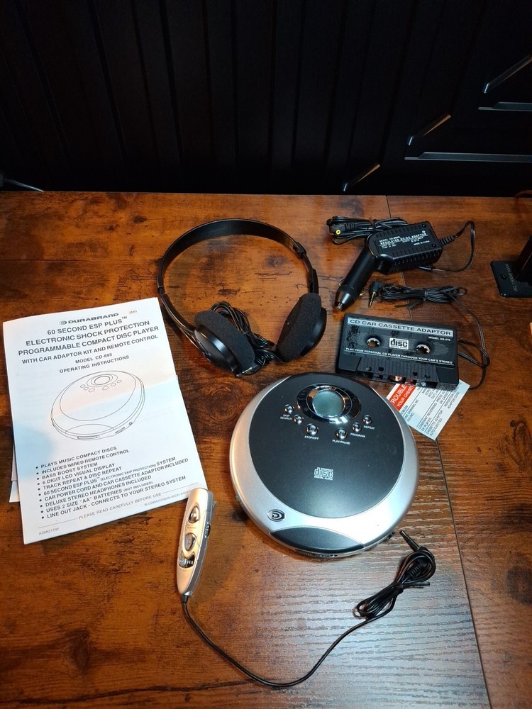 Durabrand 60 Second ESP CD PLAYER CD-895  complete New Without Box
