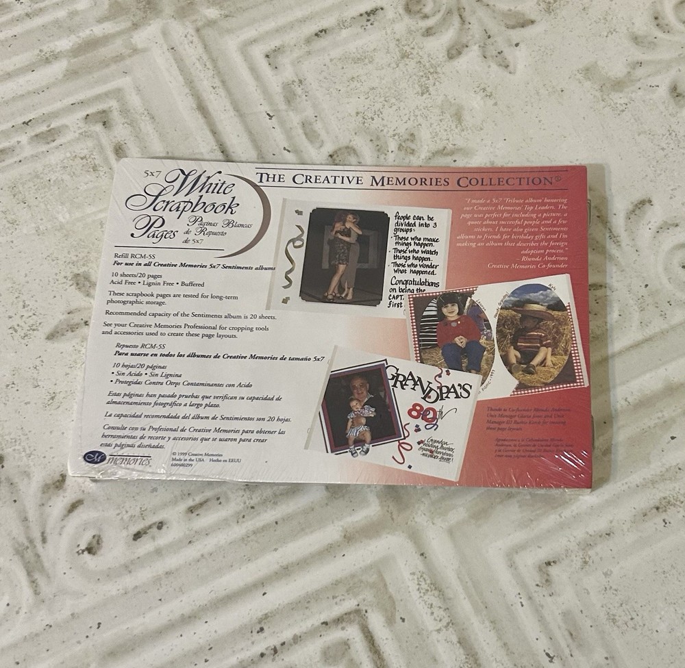 NEW Creative Memories 5" x 7" Sentiments Lot