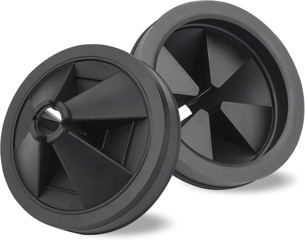 Upgraded Garbage Disposal Splash Guard, 2 Pack EPDM Rubber 3 1/8" Sink Baffle Di