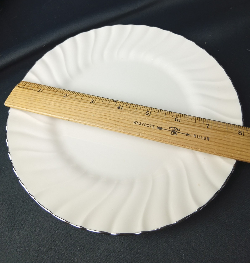 FRANCISCAN PLATINA DINNER SET FOR 8-MISSING 1 CUP/SAUCER