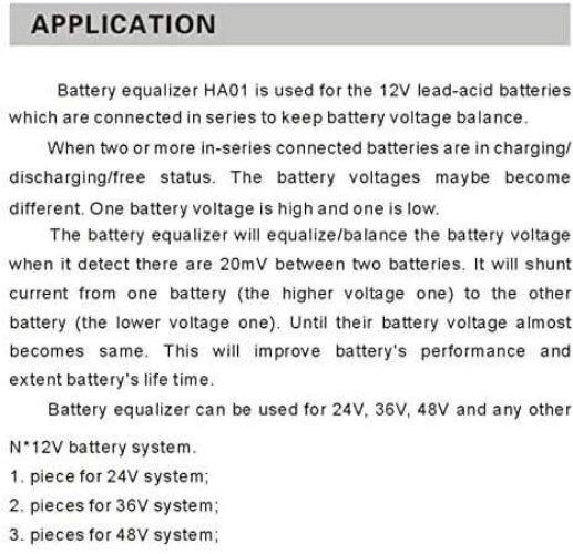 Energy-Efficient 24V Battery Voltage Balancer - Enhances Battery Longevity