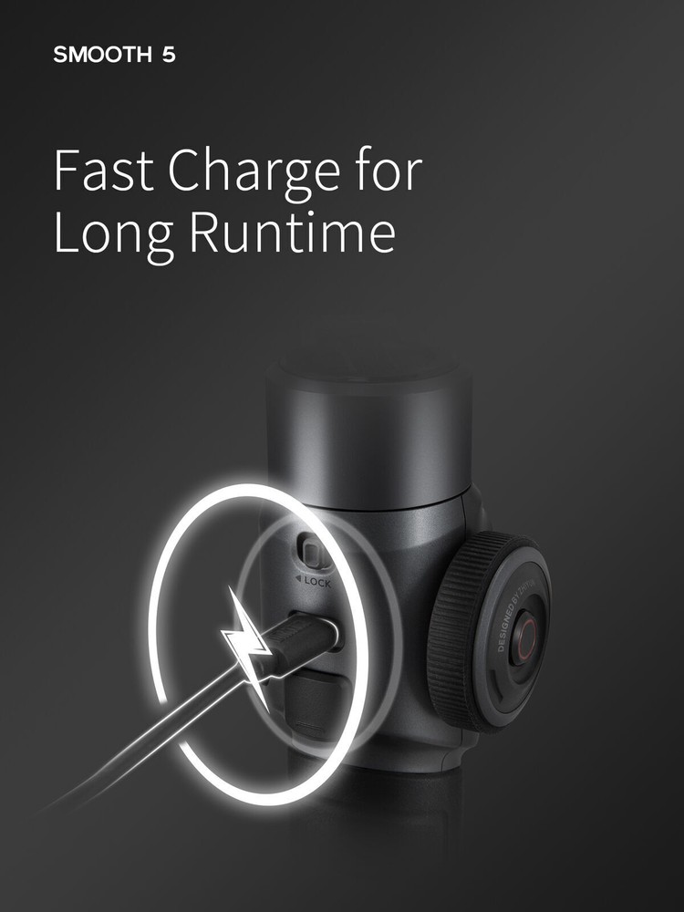 Zhiyun Smooth 5 Combo Kit 3-Axis Smartphone Gimbal Stabilizer for iPhone Android