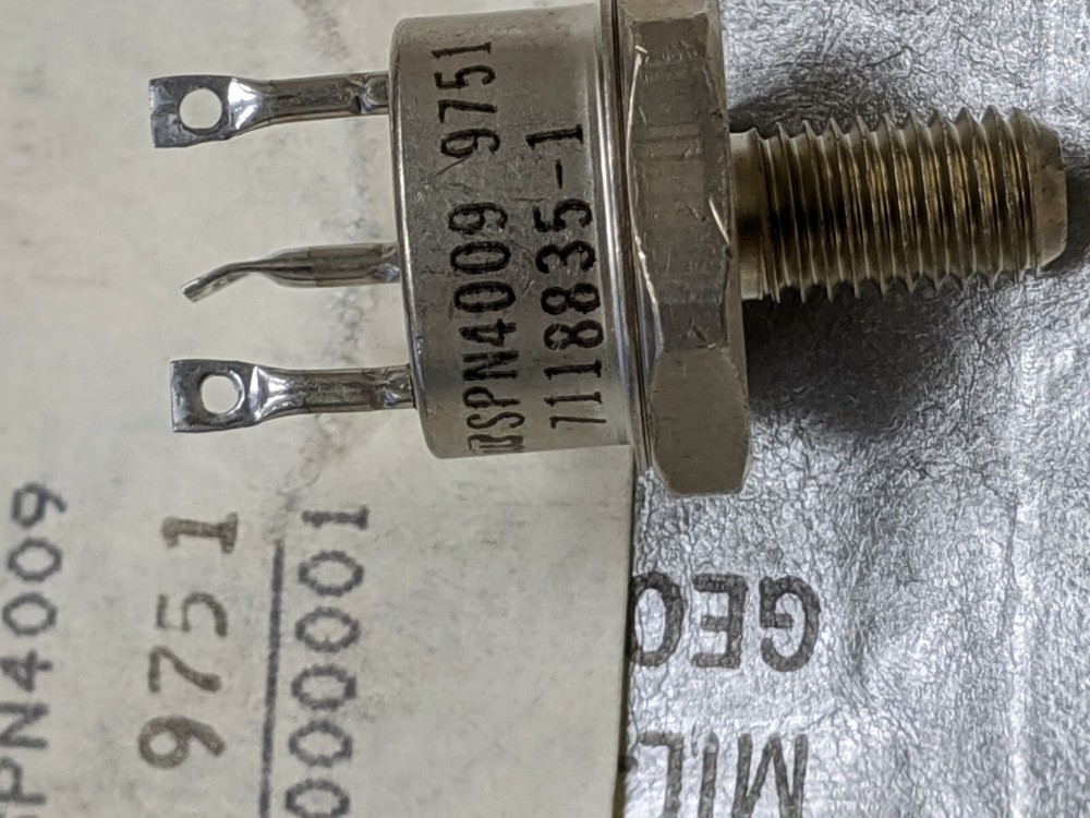 Transistor ,SPN4009 ,7118835-1 , SILICON TRANSISTOR CORP ( 1 PC )