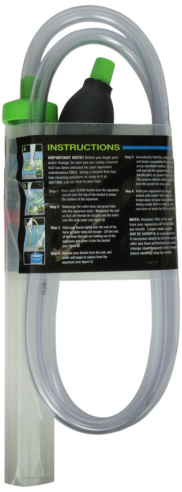 Python Pro-Clean Aquarium Gravel Washer/Siphon Kit, Large with Siphon Squeeze